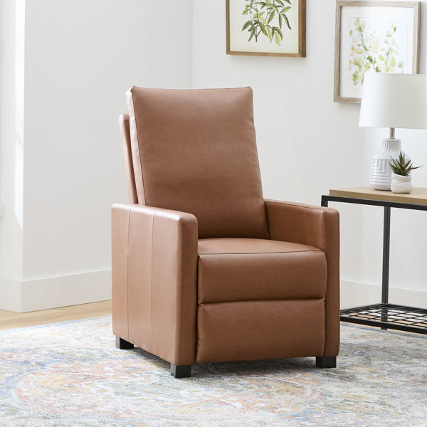 Wade Logan® Vegan Leather Recliner & Reviews Wayfair